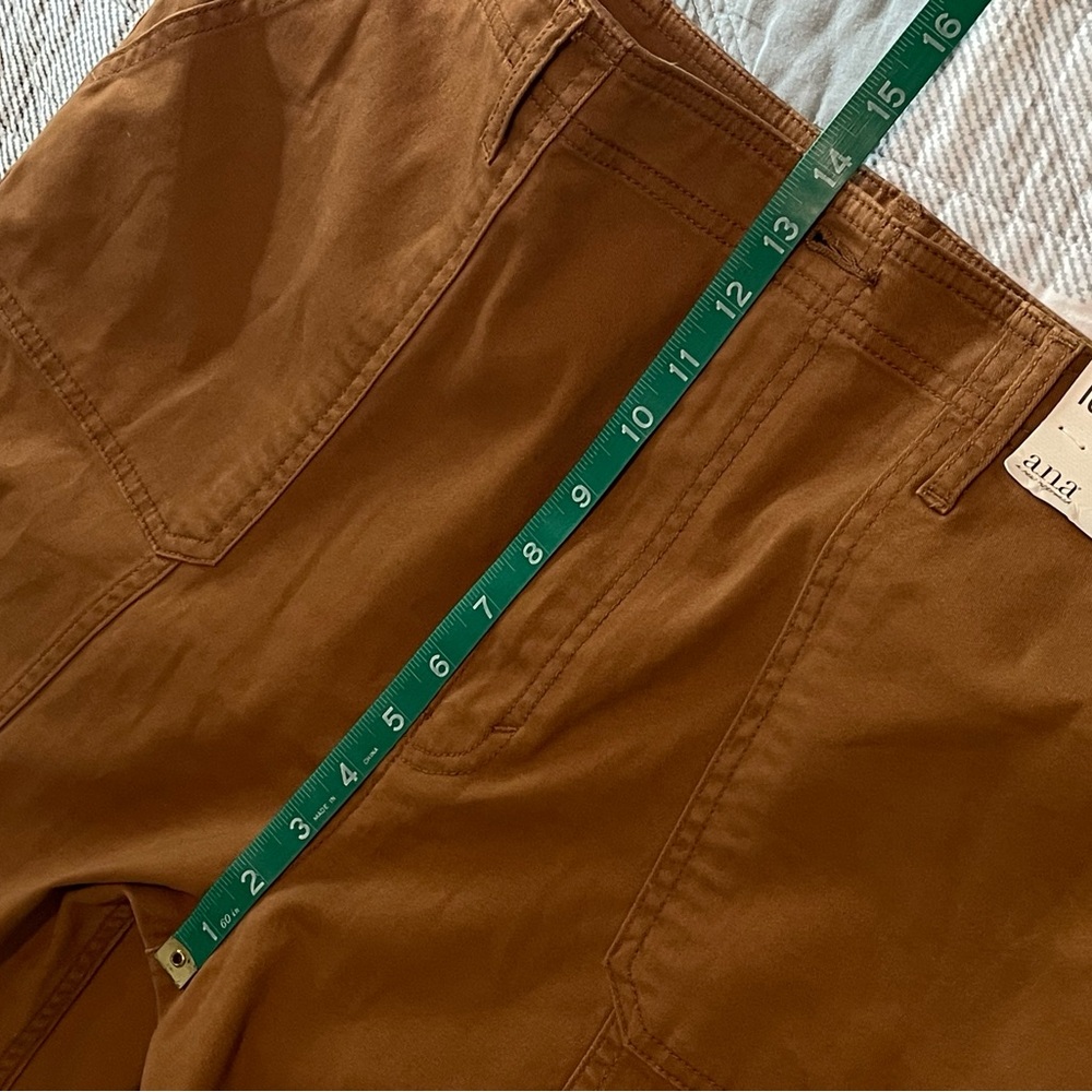 Ana pants high rise straight 18 brown NWT - Picture 9 of 10